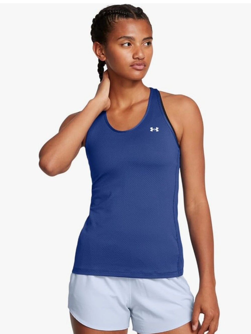 Under Armour Navy Blue Racerback Performance Tank